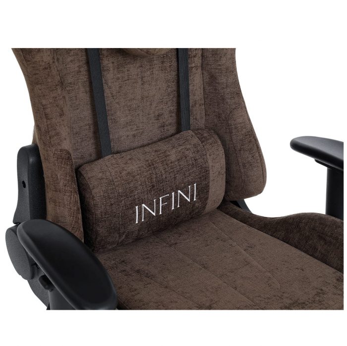 Геймерське крісло INFINI Luxor коричневе-Стильний дизайн та максимальний комфорт - Зображення 7