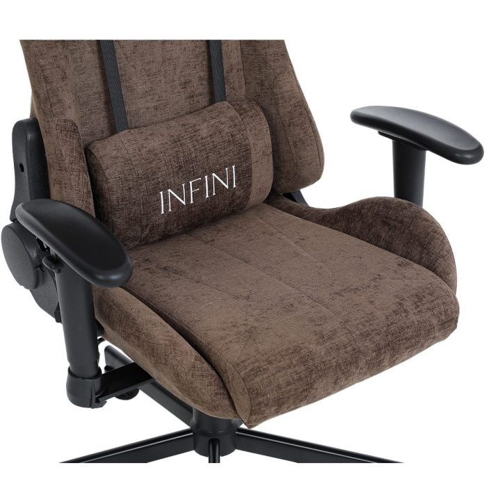 Геймерське крісло INFINI Luxor коричневе-Стильний дизайн та максимальний комфорт - Зображення 6