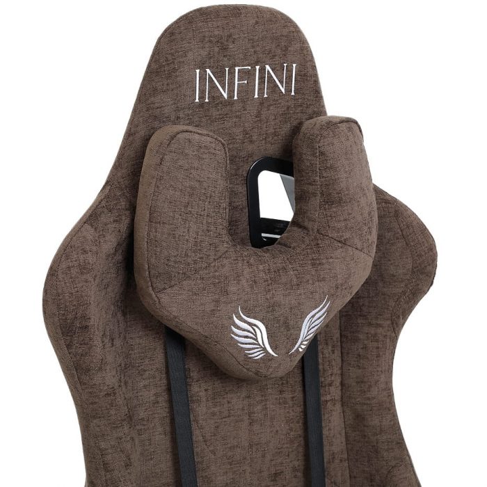 Геймерське крісло INFINI Luxor коричневе-Стильний дизайн та максимальний комфорт - Зображення 5