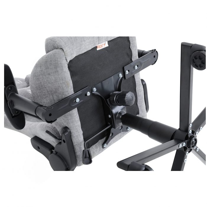 Геймерське крісло INFINI Luxor світло-сіре- Елегантний дизайн і комфорт - Зображення 10