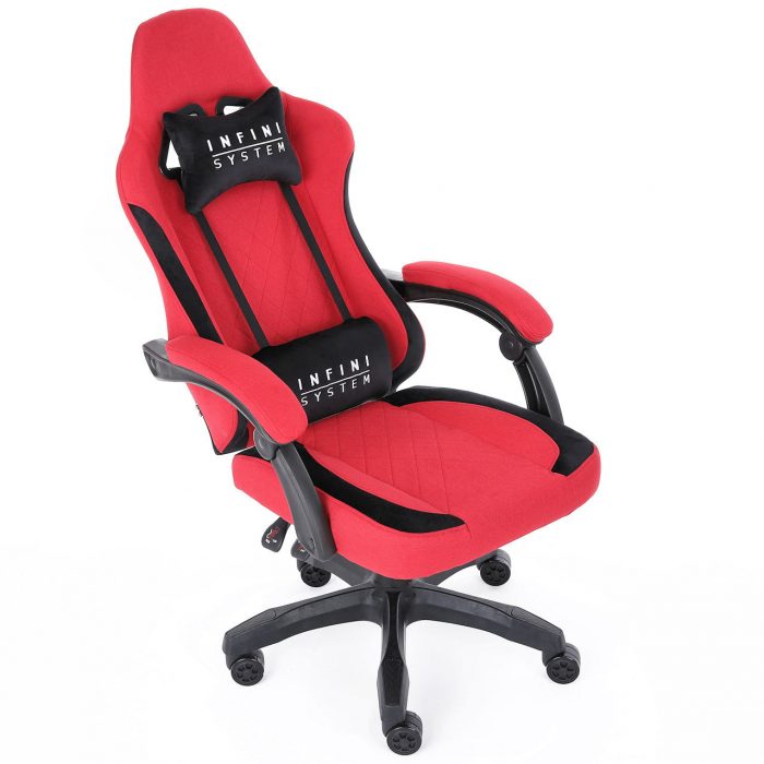 Геймерське крісло Infini System червоне-Ергономічний комфорт та динамічний дизайн для максимальних ігрових сесій - Зображення 5