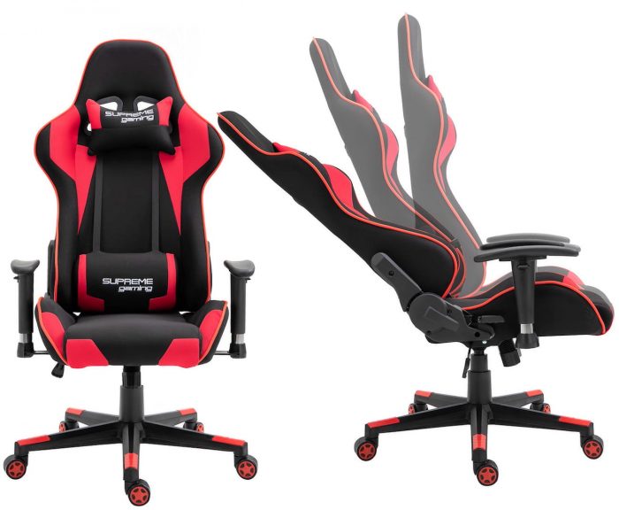 Геймерське крісло EXTREME PlayMaker чорно-червоне-Потужний стиль та комфорт - Зображення 4
