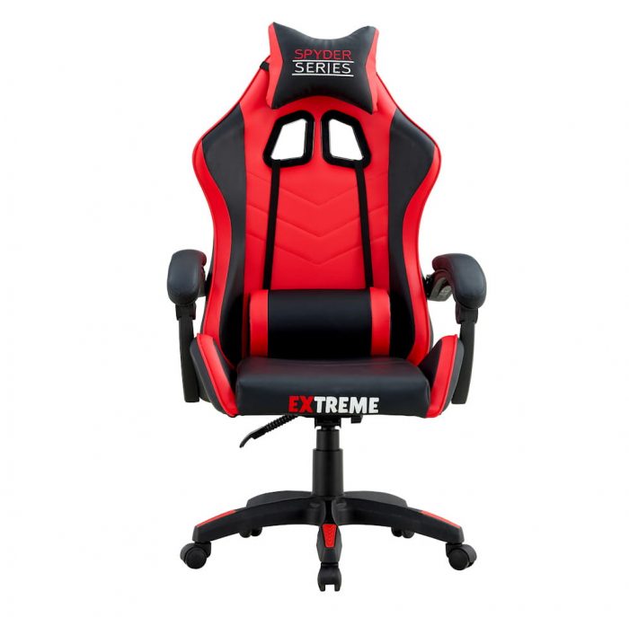 Геймерське крісло EXTREME SPYDER червоно-чорне-Спортивний дизайн та неймовірний комфорт - Зображення 2