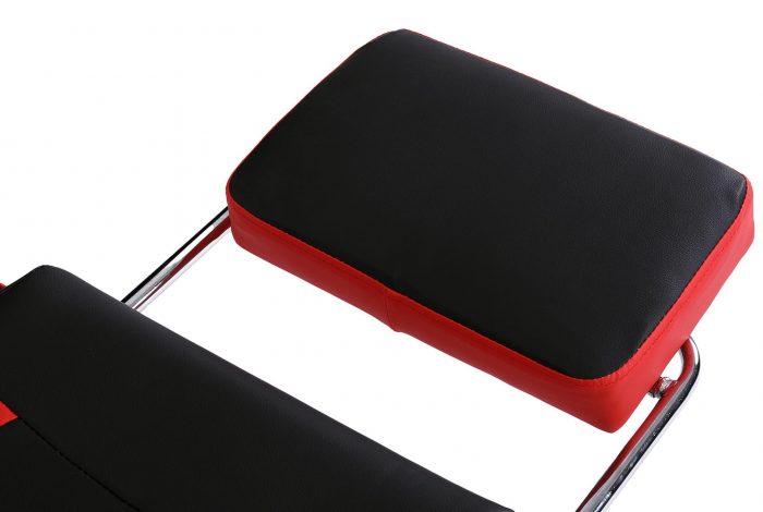 Геймерське крісло INFINI ESPACE чорно-червоне-Елегантний дизайн і максимальний комфорт - Зображення 10