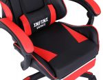 Геймерське крісло INFINI ESPACE чорно-червоне-Елегантний дизайн і максимальний комфорт - Зображення 7