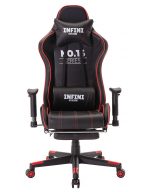 Геймерське крісло Infini series No.16 Gaming Chair чорно-червоне-Стиль, комфорт і підтримка для тривалих ігрових сесій