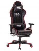 Геймерське крісло Infini series No.16 Gaming Chair чорно-червоне-Стиль, комфорт і підтримка для тривалих ігрових сесій - Зображення 6