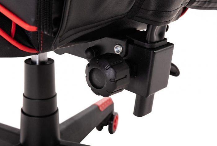 Геймерське крісло Infini series No.16 Gaming Chair чорно-червоне-Стиль, комфорт і підтримка для тривалих ігрових сесій - Зображення 8