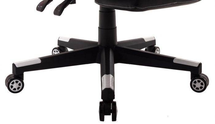 Геймерське крісло Infini series No.16 Чорно-біле-Комфорт і стиль для інтенсивних ігрових сесій та роботи - Зображення 7