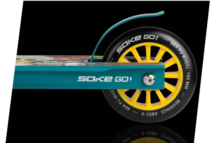Трюковий Самокат SOKE GO! жовтий і синій - Зображення 9