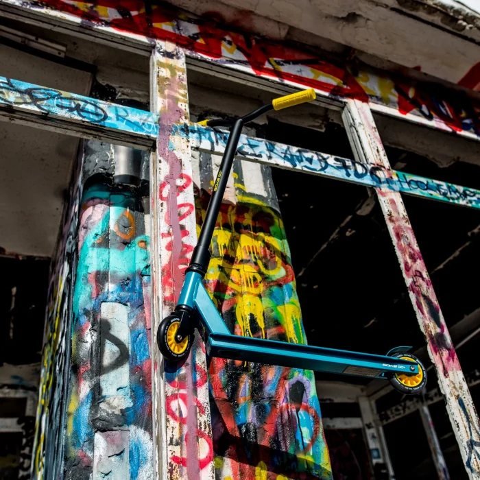 Трюковий Самокат SOKE GO! жовтий і синій - Зображення 3