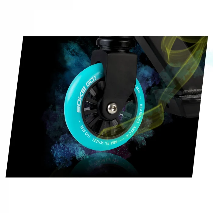 Трюковий Самокат SOKE GO! жовто-синій - Зображення 2