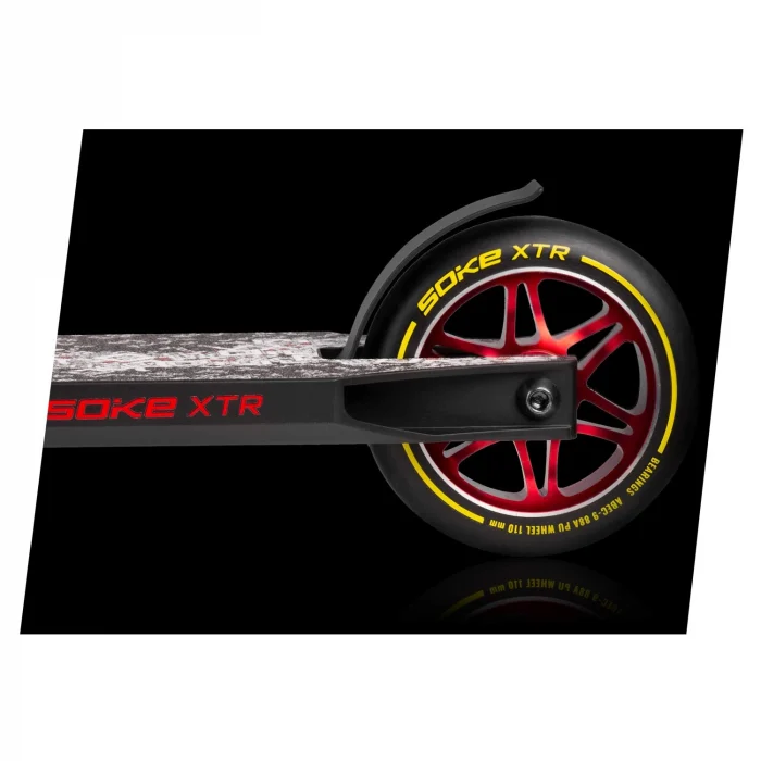 Трюковий самокат SOKE XTR, чорно-жовтий - Зображення 3