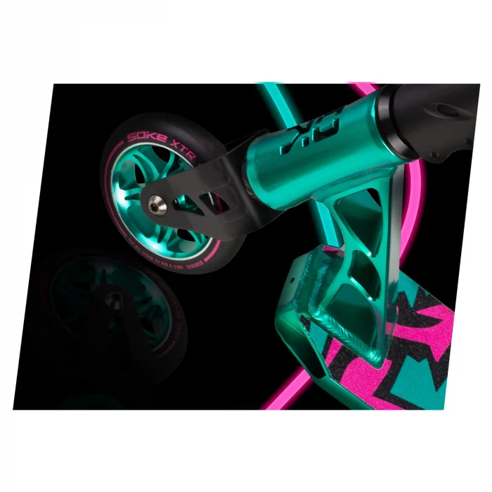 Трюковий самокат SOKE XTR, бірюзово-рожевий - Зображення 8