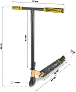 Золотий трюковий Самокат SOKE EVO - Зображення 9
