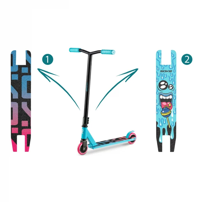 Трюковий Самокат SOKE GO! бірюзовий - Зображення 13