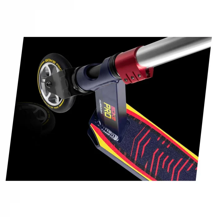 Трюковий самокат SOKE PRO, темно-синій і червоний - Зображення 2