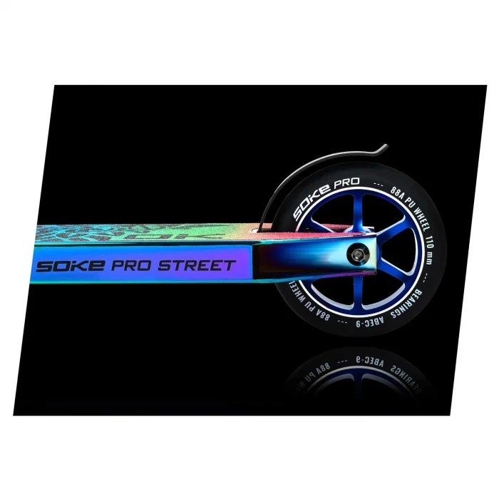 Вуличний веселковий трюковий самокат SOKE PRO - Зображення 6