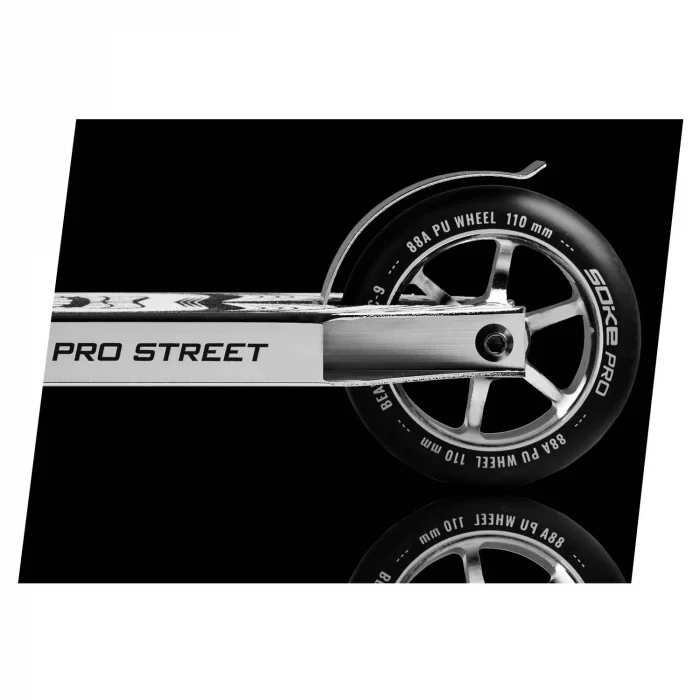 Вуличний сріблястий трюковий самокат SOKE PRO - Зображення 3