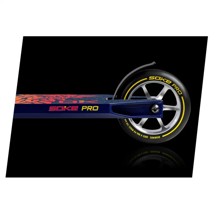 Трюковий самокат SOKE PRO, темно-синій і червоний - Зображення 6