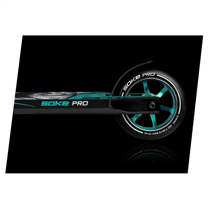Трюковий самокат SOKE PRO, сріблясто-бірюзовийкови - Зображення 9