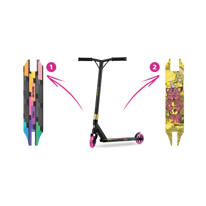 Трюковий самокат SOKE PRO, різнокольоровий - Зображення 12