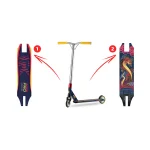 Трюковий самокат SOKE PRO, темно-синій і червоний - Зображення 12