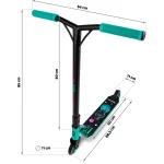 Трюковий самокат SOKE XTR, бірюзово-рожевий - Зображення 13