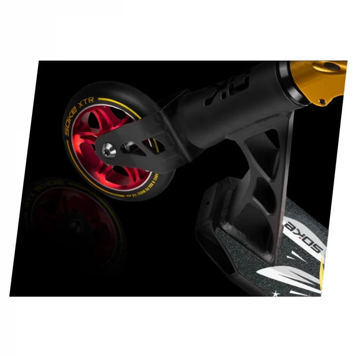 Трюковий самокат SOKE XTR, чорно-жовтий - Зображення 2