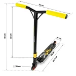 Трюковий самокат SOKE XTR, чорно-жовтий - Зображення 15