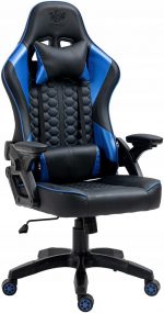 Геймерське крісло KRAKEN Feyton чорно-синє - комфорт та стиль для тривалих ігор