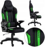 Геймерське крісло KRAKEN Jupiter чорно-зелене-Максимальний комфорт та стиль для тривалих ігор
