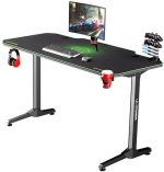 Ігровий комп'ютерний стіл ULTRADESK FRAG Green 140X60 см+підкладка-Стильний та зручний