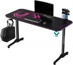 Ігровий комп'ютерний стіл ULTRADESK FRAG Pink 140X66 см-Стильний і комфортний з яскравим дизайном
