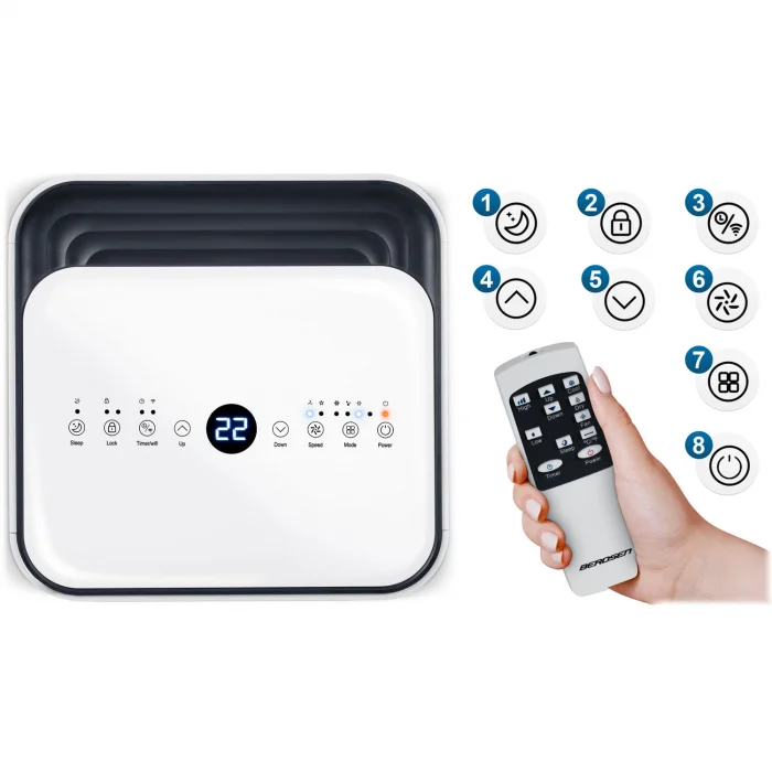 Портативний кондиціонер Berdsen BD-582 9000 BTU - Зображення 10