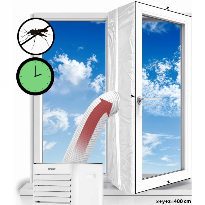 Портативний кондиціонер з віконним ущільнювачем 10000 BTU Berdsen BD-580 - Зображення 5