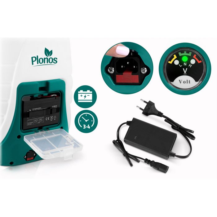 Акумуляторний обприскувач з візком Plonos PL-600 - Ефективне обприскування - Зображення 10