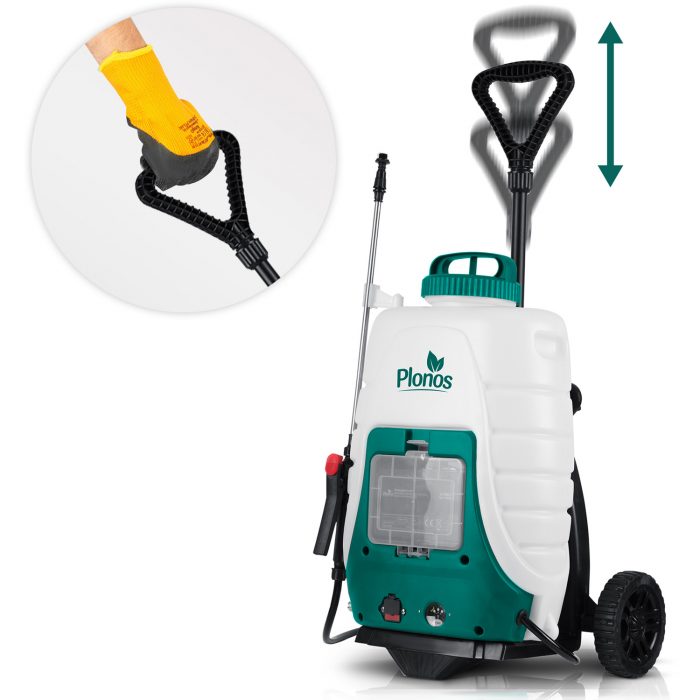 Акумуляторний обприскувач з візком Plonos PL-600 - Ефективне обприскування - Зображення 5