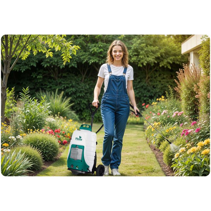 Акумуляторний обприскувач з візком Plonos PL-600 - Ефективне обприскування - Зображення 12