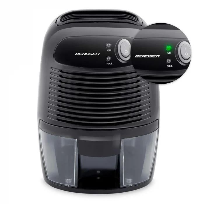 Осушувач повітря - поглинач вологи з автомобільним адаптером Berdsen BR-68B чорний - Зображення 4