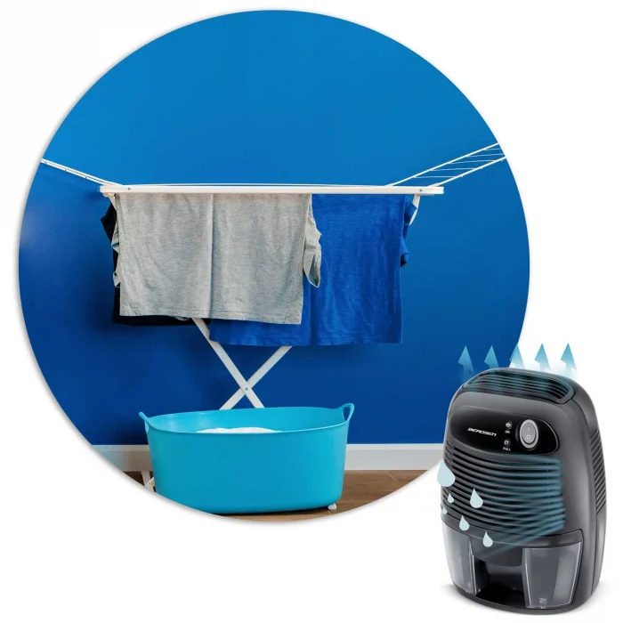 Осушувач повітря - поглинач вологи з автомобільним адаптером Berdsen BR-68B чорний - Зображення 9