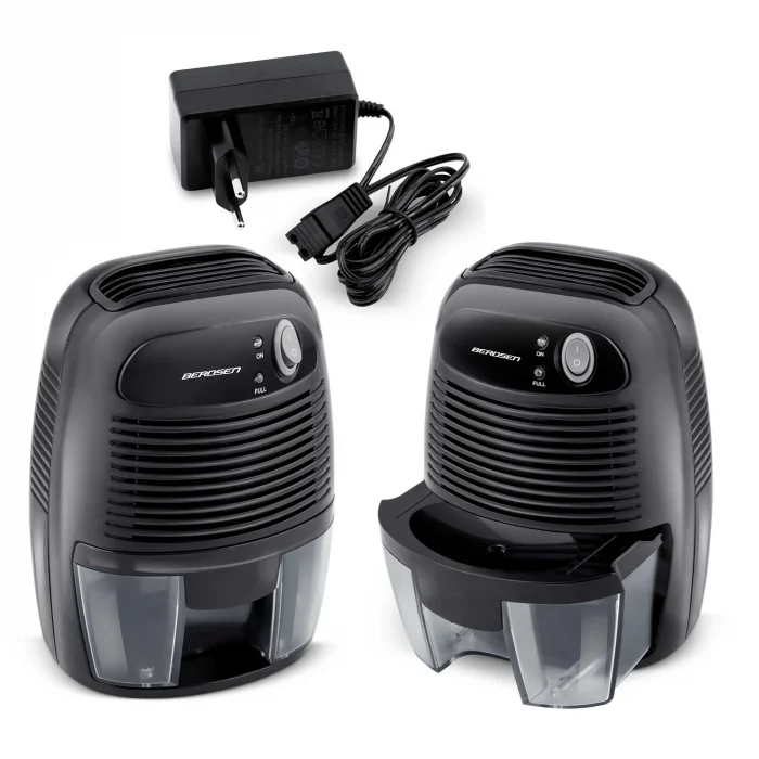 Осушувач повітря - поглинач вологи з автомобільним адаптером Berdsen BR-68B чорний - Зображення 6