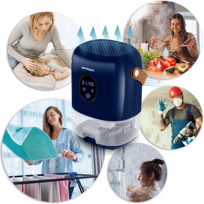 Осушувач повітря - вологопоглинач Berdsen BR-10B, темно-синій - Зображення 13