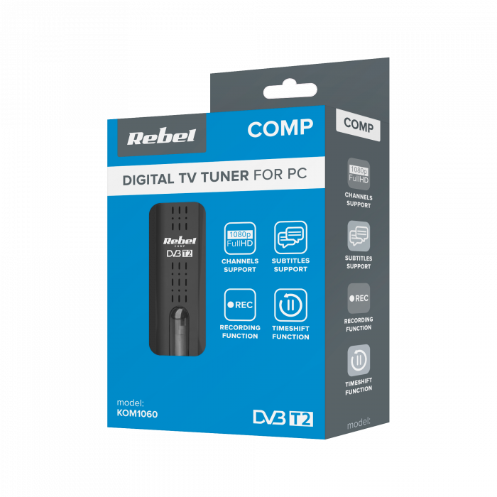 Цифровий USB-тюнер DVB-T2 із підтримкою H.265 HEVC - Зображення 5