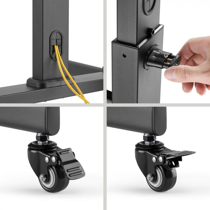 Тримач для мобільного телевізора - підставка з полицею - Зображення 10