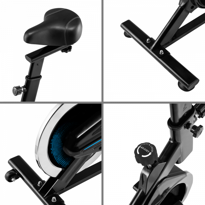 Спінінг байк REBEL ACTIVE модель RBA-1016 Ідеальний тренажер для інтенсивних кардіо тренувань і покращення витривалості - Зображення 5