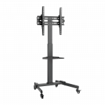 Тримач для мобільного телевізора - підставка з полицею