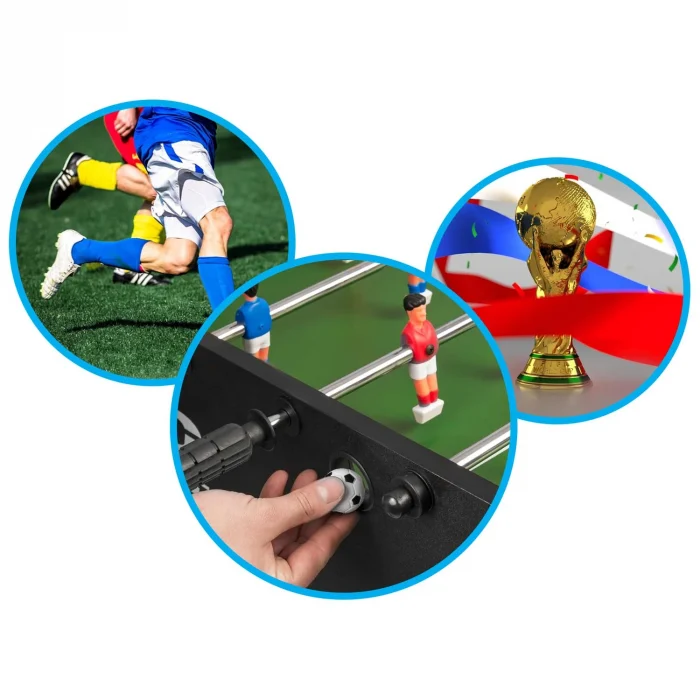 Стіл для настільного футболу Neosport NS-402, чорний - Зображення 9