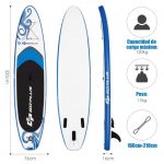 Дошка SUP Costway SP37537-L з веслом 335 см- Ідеальний вибір для активного відпочинку - Зображення 2