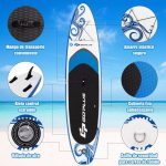 Дошка SUP Costway SP37537-L з веслом 335 см- Ідеальний вибір для активного відпочинку - Зображення 7